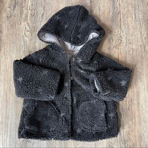 Baby Girl Three-Quarter Length Star Coat